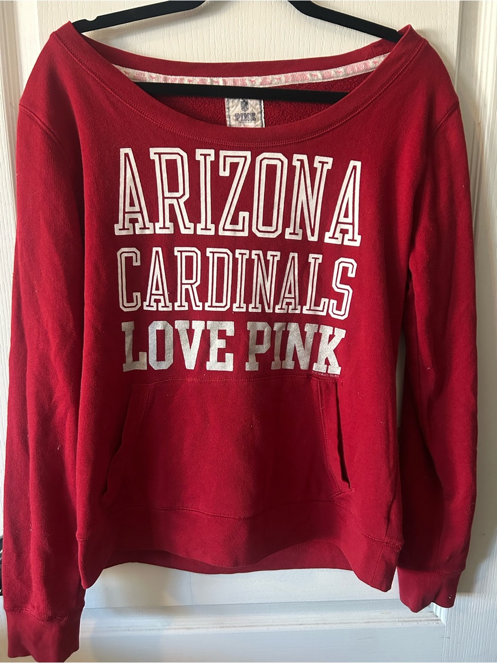 PINK Victoria's Secret Red Graphic Crewneck